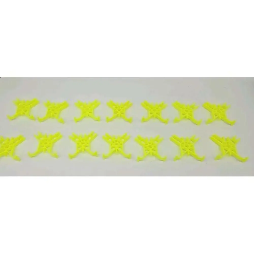 14 Knex Yellow Connectors Cross Tie Roller Coaster Track Part K'nex 91432 Lot
